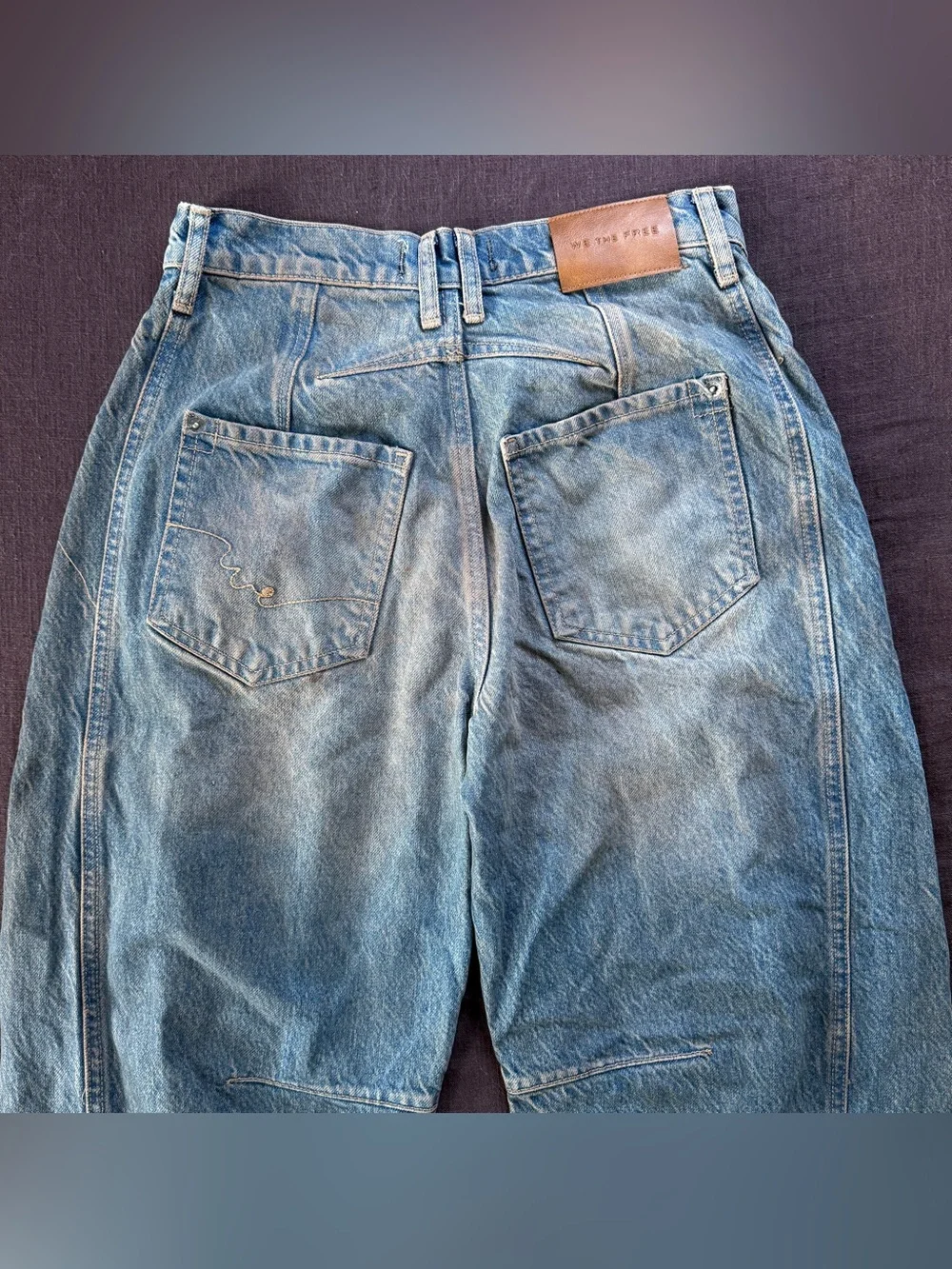 Free People Good Luck Barrel Jeans Lost In The Desert 24 Read Description